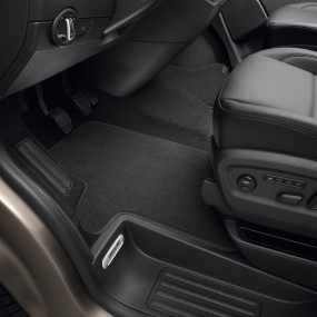Jeu de 2 tapis textile « premium » noir, avant pour la gamme T6 (Transport