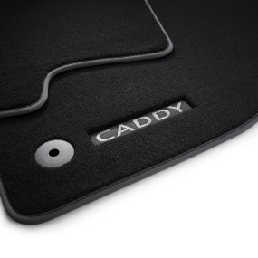 Tapis de sol textiles avant et arrière, « Plus », noir - Caddy 5