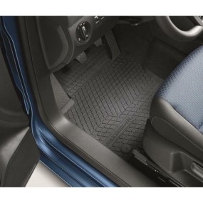 Jeu de 2 Tapis caoutchouc « Premium », avant Caddy 4, Caddy Maxi 4