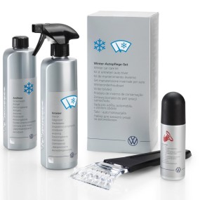 Kit de produit d’entretien Hiver Antigel , dégivrant, entretien du caoutch