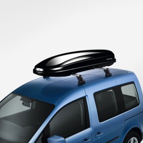 Coffre de toit noir brillant 340L