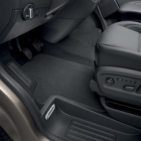 Jeu de 2 tapis textile « premium » noir, avant pour la gamme T6 (Transport