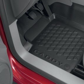 Tapis caoutchouc conducteur à bords relevés Caddy 4, Caddy Maxi 4
