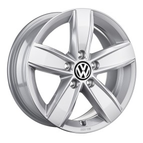 Jante alliage Corvara 16" argent brillant pour la gamme 6.1
