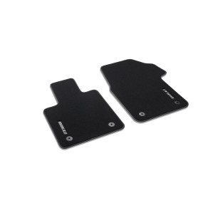 Multivan T7 - Jeu de 2 tapis textiles av Premium noirs