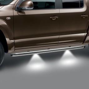 Tubes de seuil inox avec LED Amarok